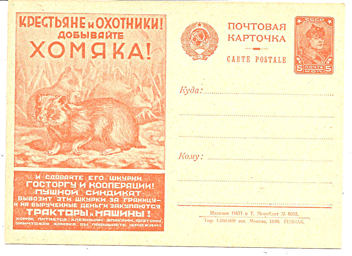 Postal Stationery - Soviet Union POSTCARDS Scott 2550 Michel P91-II-50 
