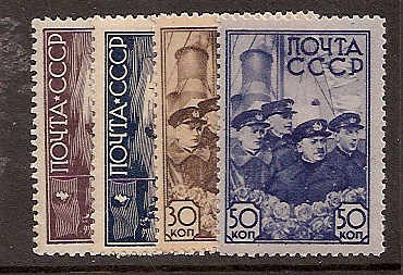 Soviet Russia - 1917-1944 YEAR 1938 Scott 643-6 Michel 614-7 