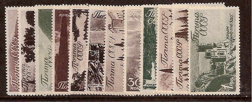 Soviet Russia - 1917-1944 YEAR 1938 Scott 666-77 Michel 625-36 