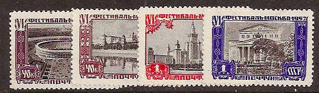 Soviet Russia - 1957-1961 YEAR 1957 Scott 1975-8 Michel 1974-7 