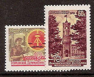 Soviet Russia - 1957-1961 YEAR 1959 Scott 2242-3 Michel 2271-2 