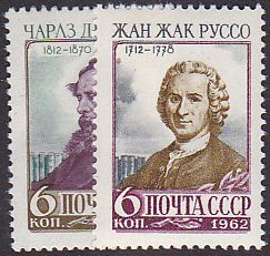 Soviet Russia - 1962  966 YEAR 1962 Scott 2588-9 Michel 2592-3 