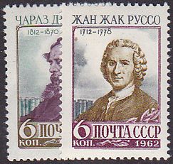 Soviet Russia - 1962  966 YEAR 1962 Scott 2588-9 Michel 2592-3 