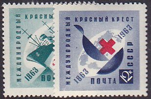 Soviet Russia - 1962  966 YEAR 1963 Scott 2766-7 Michel 2787-8 