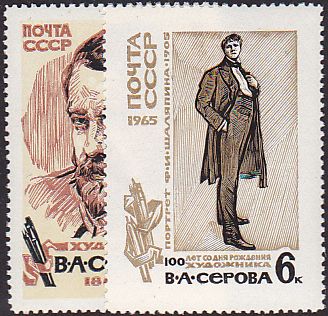 Soviet Russia - 1962  966 YEAR 1965 Scott 3057-8 Michel 3082-3 