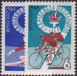 Soviet Russia - 1962  966 YEAR 1965 Scott 3086-7 Michel 3105-6 
