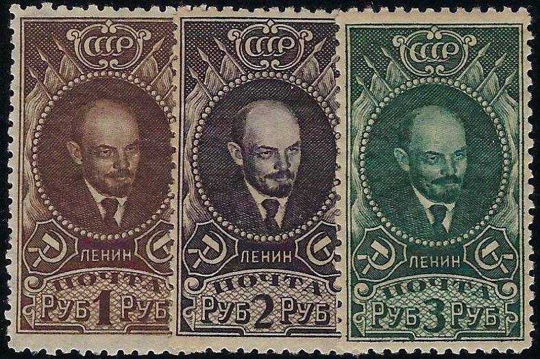 Russia Specialized - Soviet Republic Academy of Sciences issue Scott 342-4var Michel 308-10Ay 