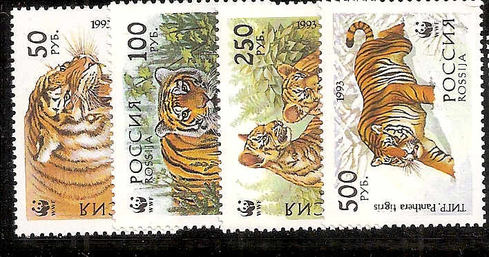 Soviet Russia - 1991-95 YEAR 1993 Scott 6178-81 Michel 343-6 