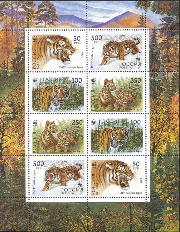 Soviet Russia - 1991-95 YEAR 1993 Scott 6181b Michel 343-6Kl 