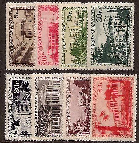 Soviet Russia - 1917-1944 YEAR  1939 Scott 749-56 Michel 718-25 