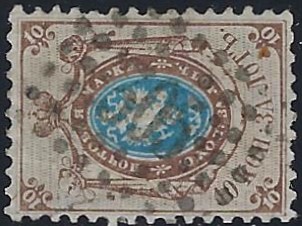 Imperial Russia - Numerical cancels rectangular Scott 8czzzz Michel 5 