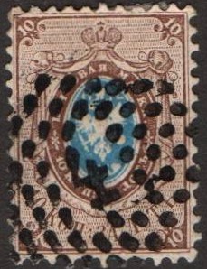 Imperial Russia - Numerical cancels Scott 8sd Michel 5 