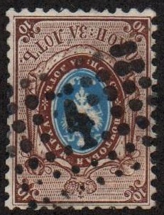 Imperial Russia - Numerical cancels Scott 8bd Michel 5 