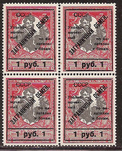 Russia Specialized - Philatelic Exchange Tax Philatelic ExchangeTax Stamps. Michel 12A.var Michel 12A.var Michel 12B Michel 12B Michel 12var Michel 13A 