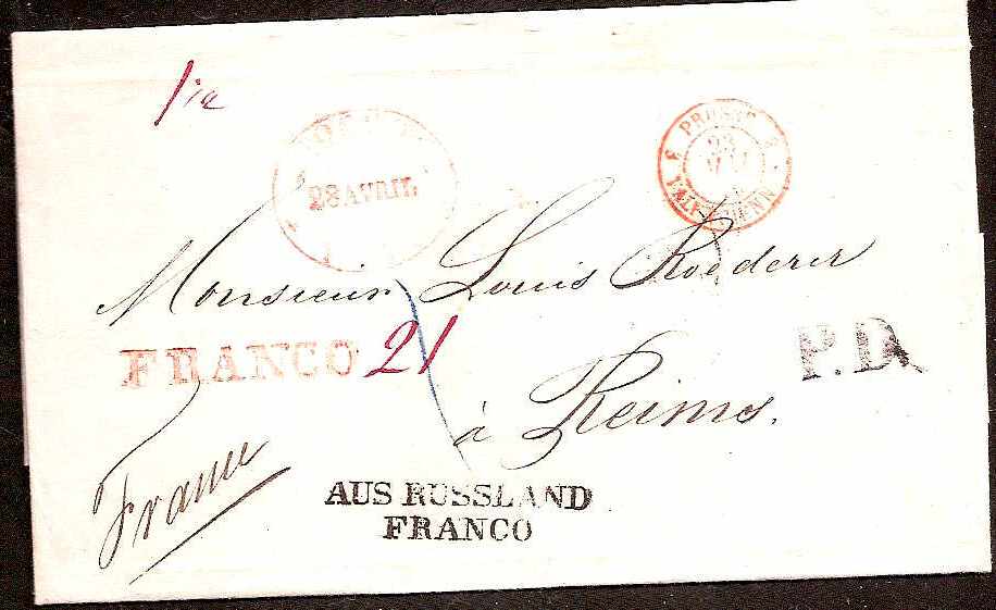 Russia Postal History - Stampless Covers MOSCOW Scott 2001850 