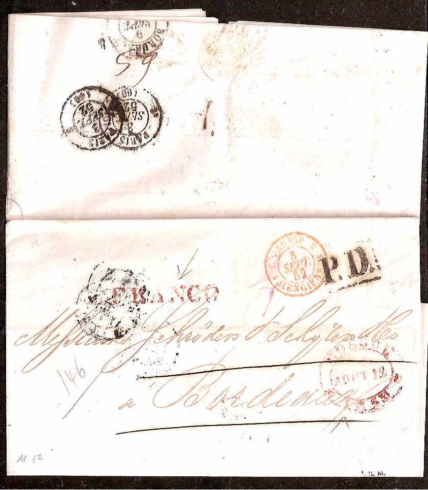 Russia Postal History - Stampless Covers MOSCOW Scott 2001852 