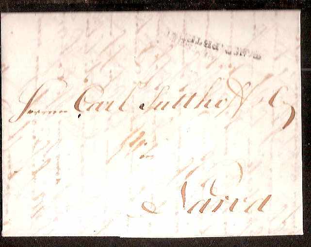 Russia Postal History - Stampless Covers ST.PETERSBURG Scott 4001814 