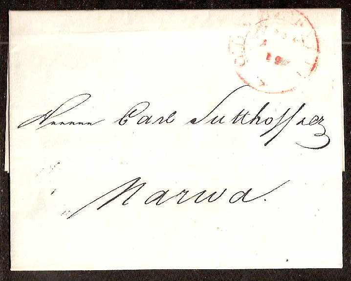 Russia Postal History - Stampless Covers ST.PETERSBURG Scott 4001824 