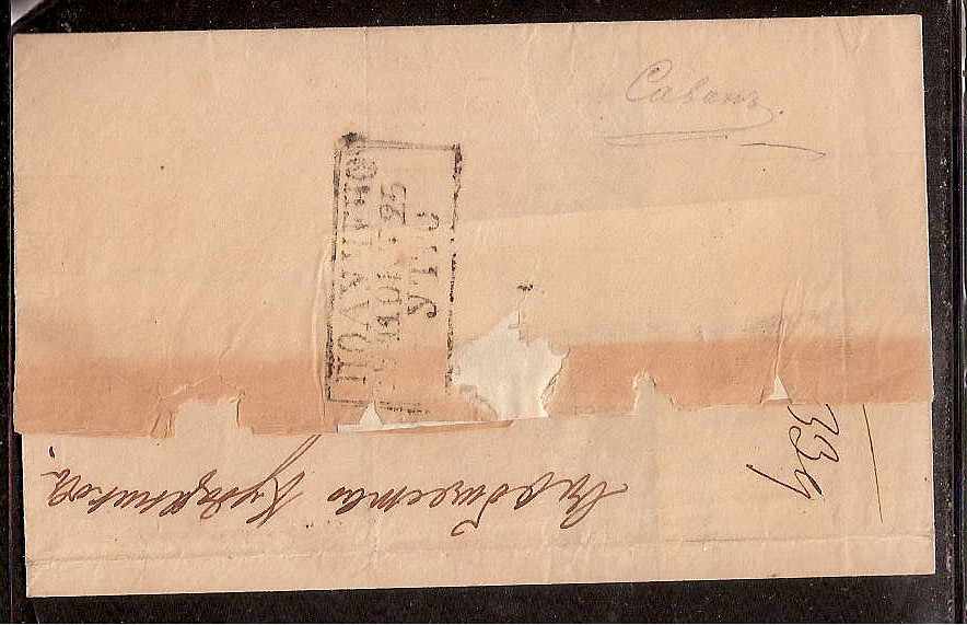 Russia Postal History - Stampless Covers ST.PETERSBURG Scott 4001841 