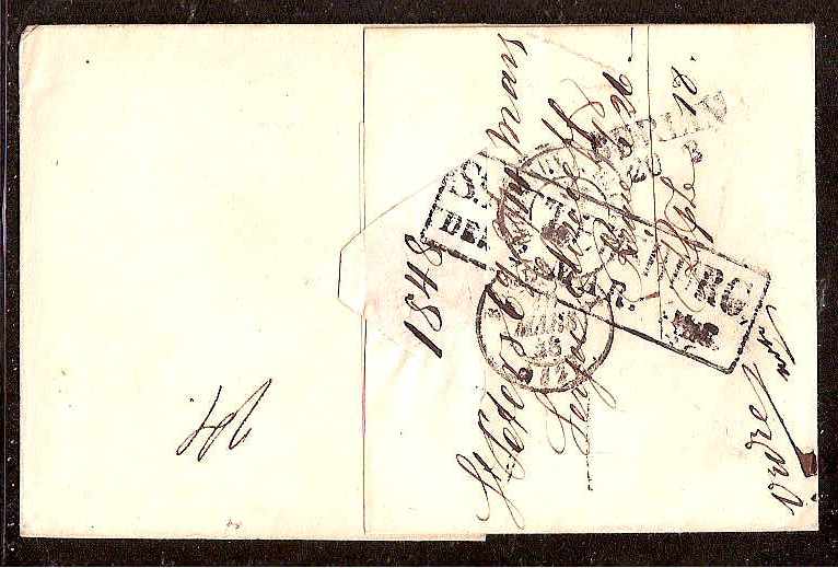 Russia Postal History - Stampless Covers ST.PETERSBURG Scott 4001848 
