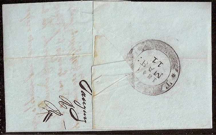 Russia Postal History - Stampless Covers TAGANROG Scott 4001841 
