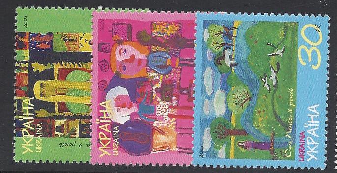 Ukraine Ukraine Scott 415-17 