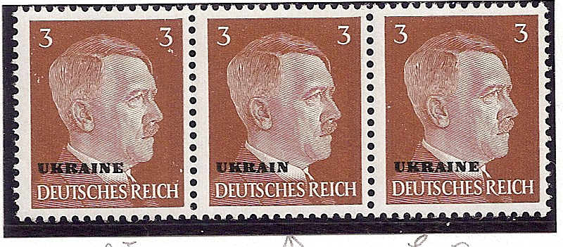 German Occupation - WWII UKRAINE Scott N42var Michel 2I 