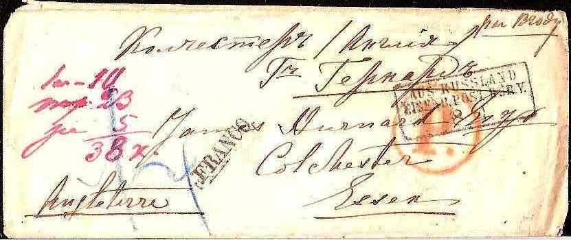 Russia Postal History - Stampless Covers Buromka (Zolotonosha, Poltava gub.) Scott 1101861 