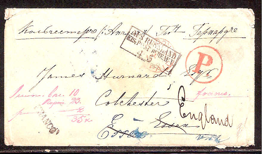 Russia Postal History - Stampless Covers Buromka (Zolotonosha, Poltava gub.) Scott 1101861 