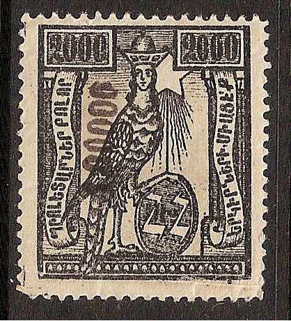  Black handstamps Scott 327 Michel 177 