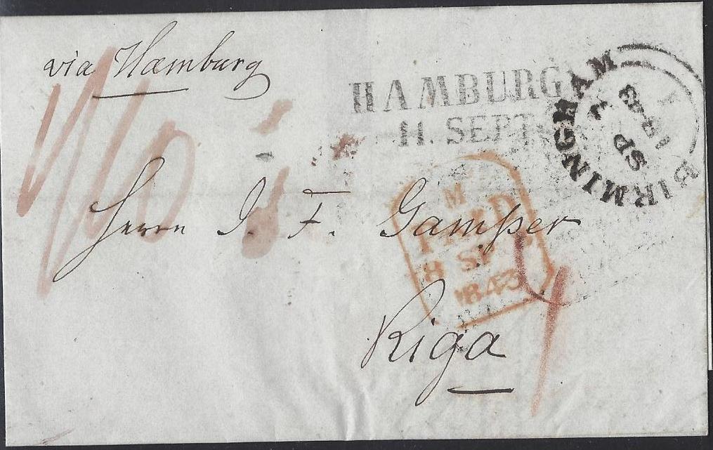 Russia Postal History - Shipmail SHIP Mail Scott 4c 