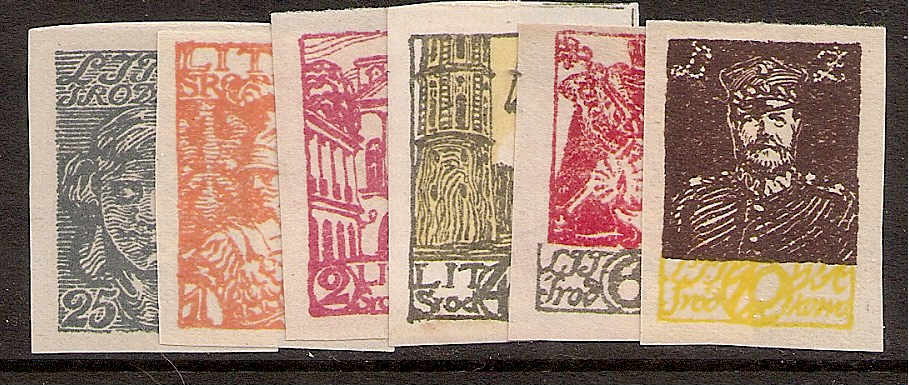 Baltic States CENTRAL LITHUANIA Scott 23-8 Michel 14-9B 