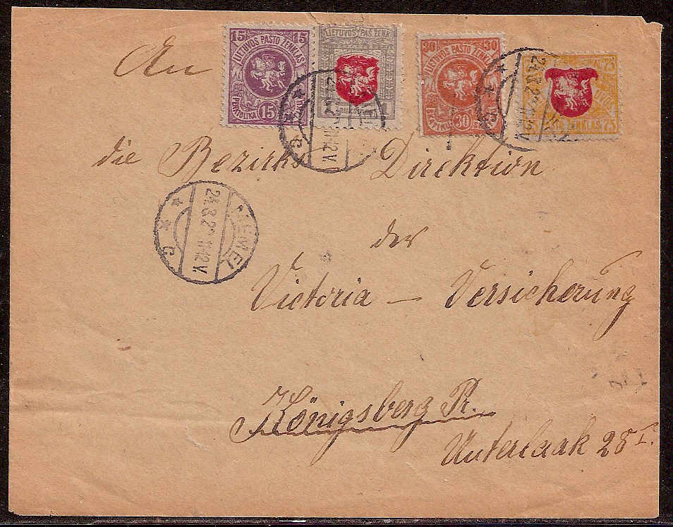Baltic States Specialized LITHUANIA Scott 31,33,36-7 