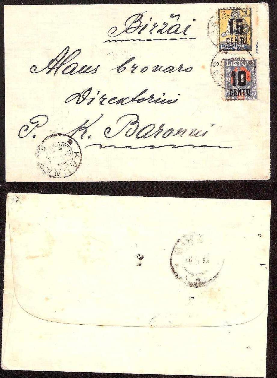 Baltic States Specialized LITHUANIA Scott 152-3 Michel 168-9 