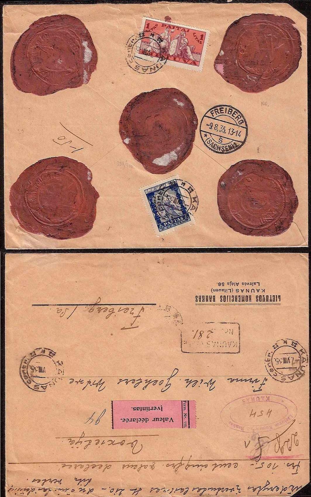 Baltic States Specialized LITHUANIA Scott 291-2 Michel 399-400 