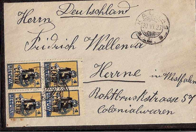 Baltic States Specialized LITHUANIA Scott 153 