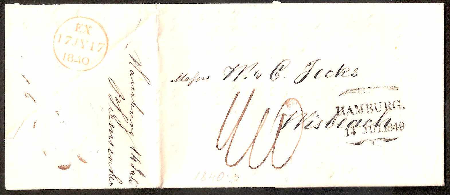 Russia Postal History - Shipmail SHIP Mail Scott 4b 