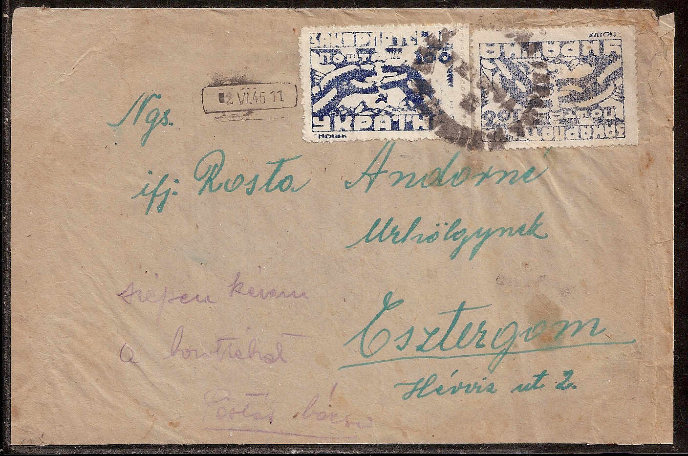 Carpato-Ukraine Regular Issues Scott 101 Michel 79A 