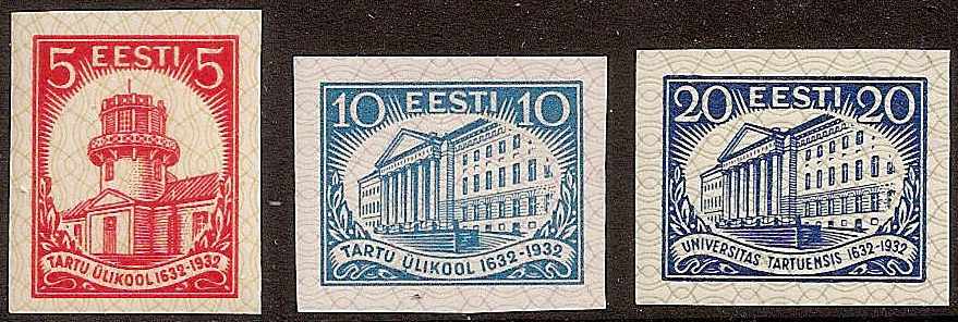 Baltic States Specialized ESTONIA Scott 108-9,11 Michel 94-5,7 