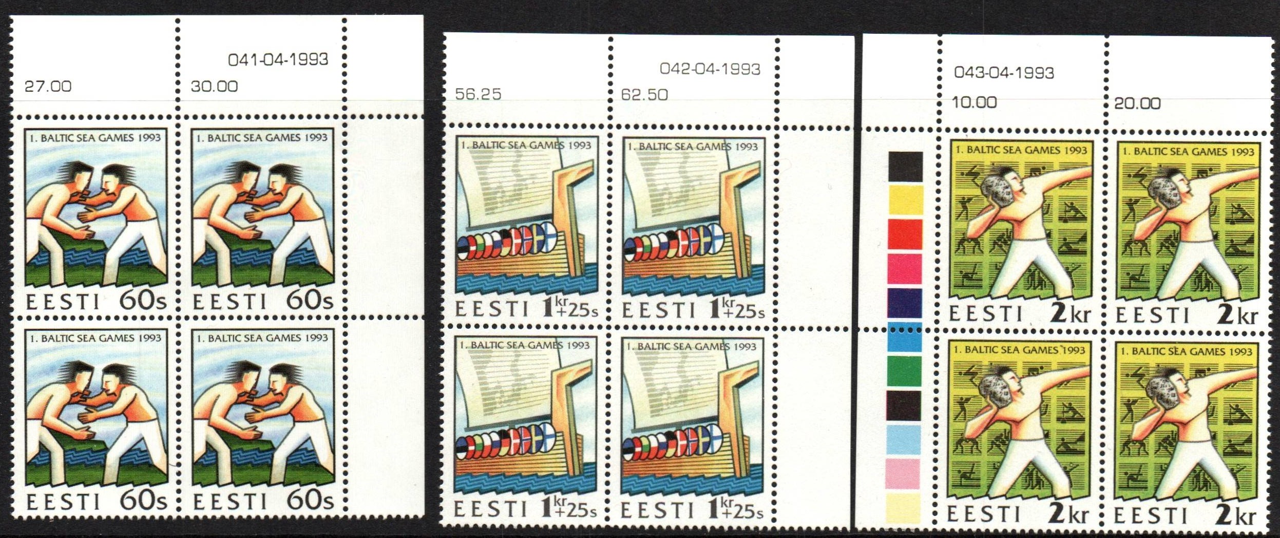 Baltic States Scott 241-43 
