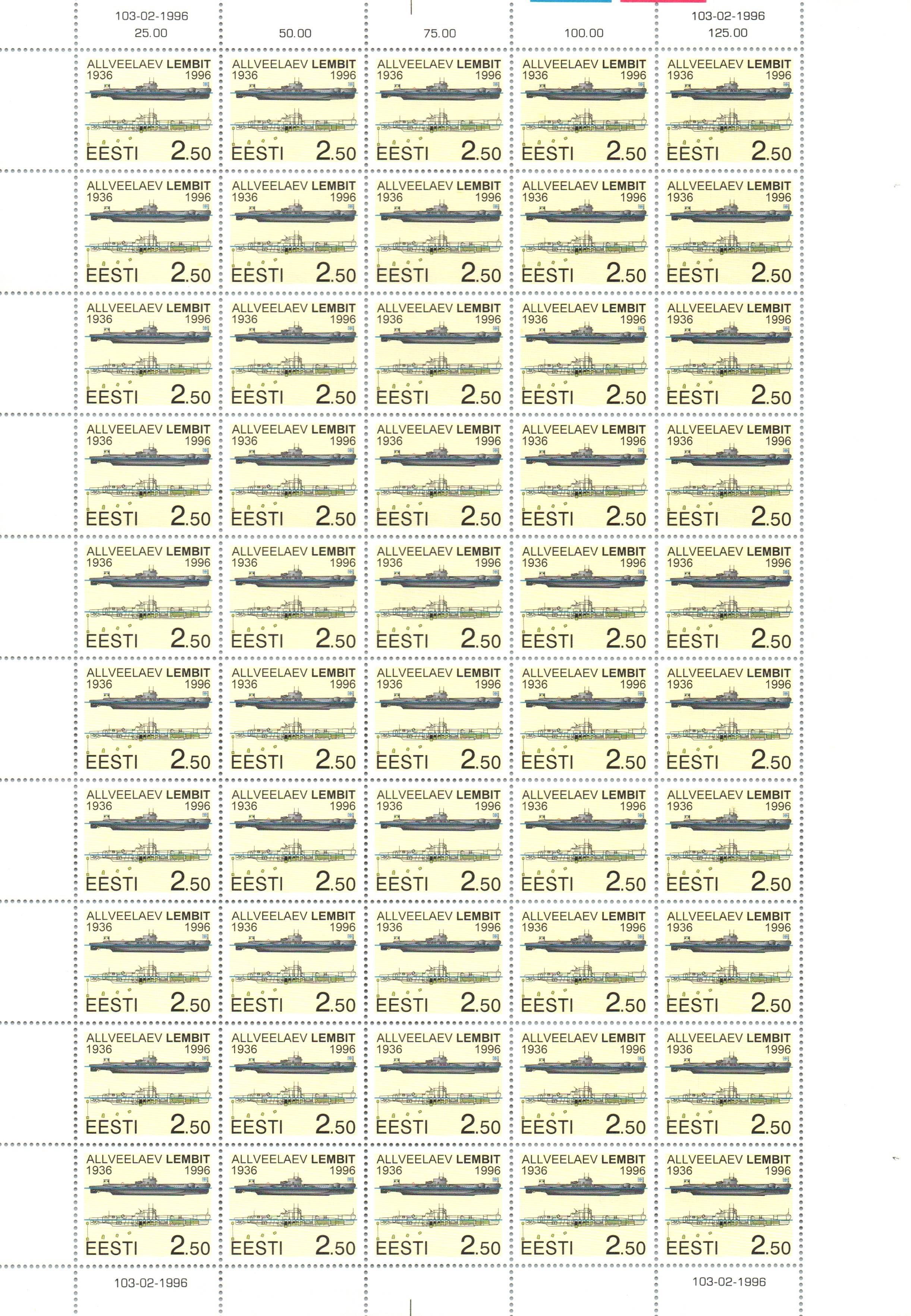 Baltic States Scott 302sheet 