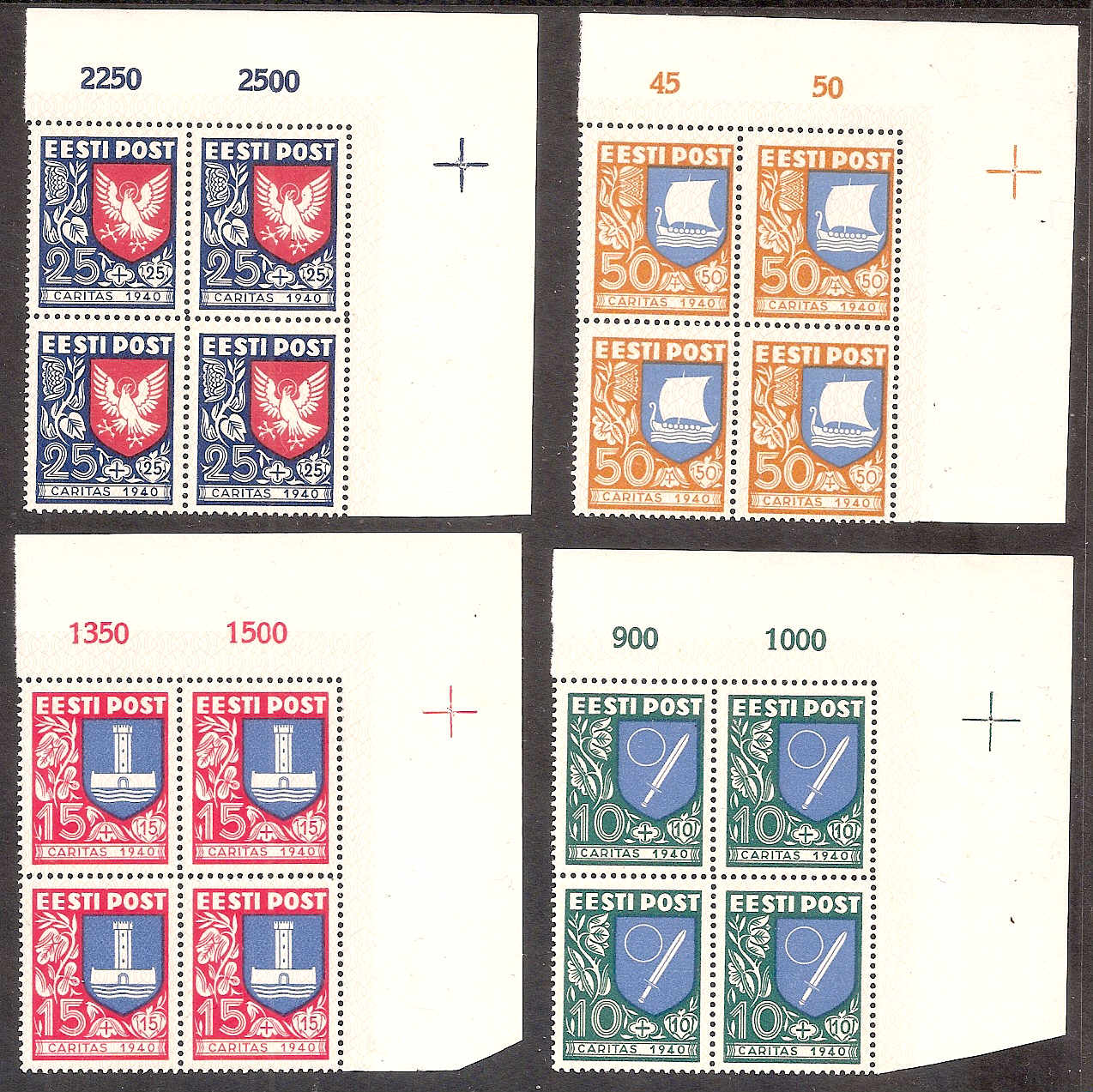 Baltic States Specialized ESTONIA Scott B46-9 Michel 152-5 