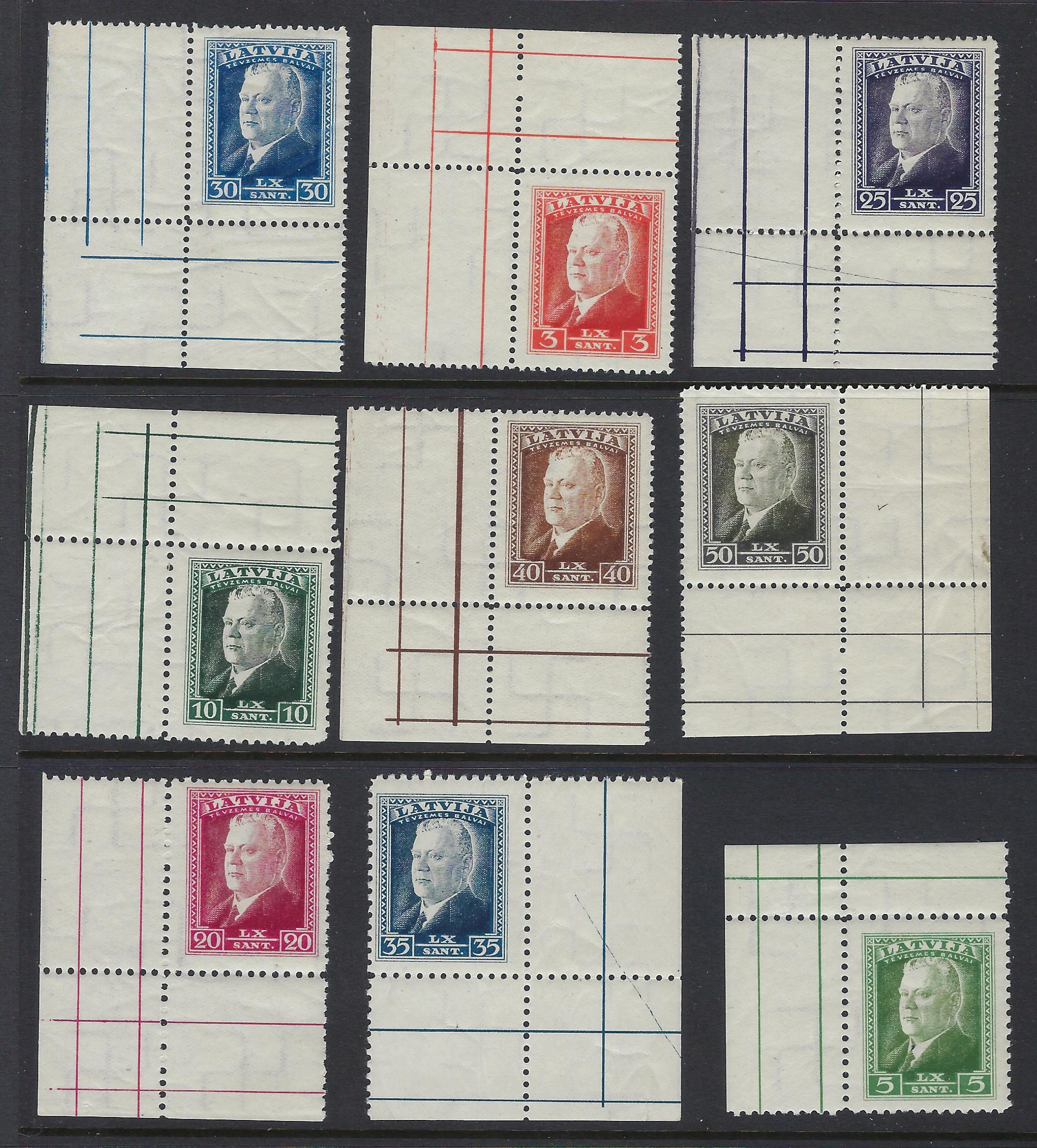 Baltic States Specialized latvia Scott 184-92 