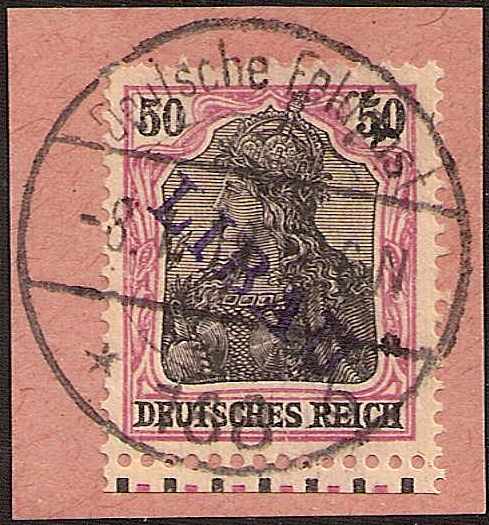 German Occupation - WW1 Libau Scott 1N13 
