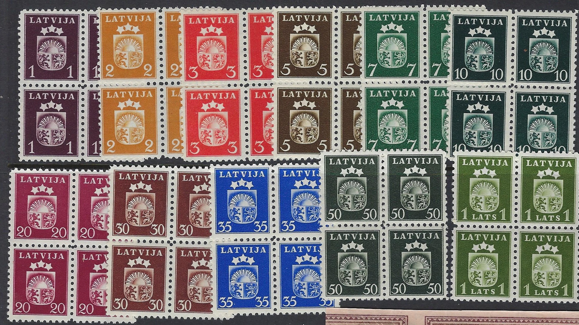 Baltic States Specialized latvia Scott 217-29 