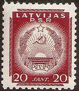 Baltic States Specialized Russian Occupation Scott 2N51 