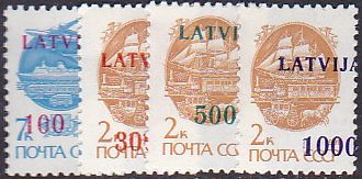 Baltic States Scott 308-11 