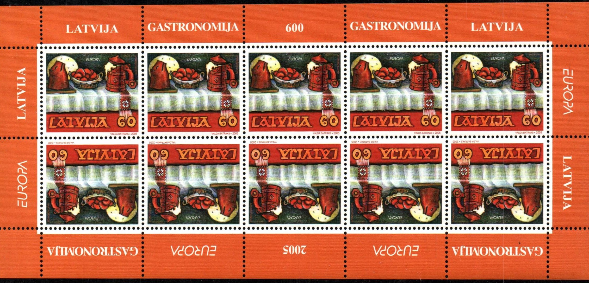 Baltic States Scott 616a Michel 635Klb 
