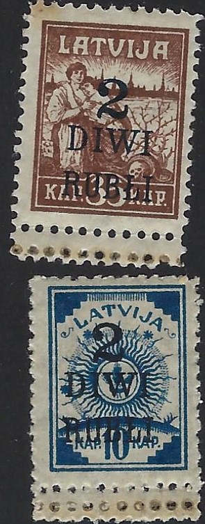 Baltic States Specialized latvia Scott 86-7var 