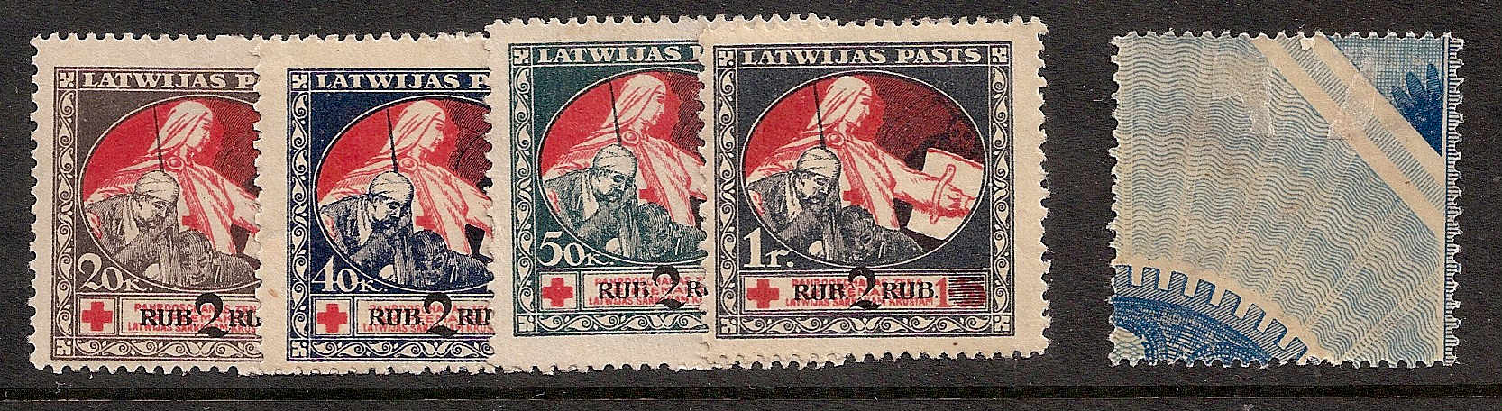 Baltic States Semi-Postals Scott B17-20 